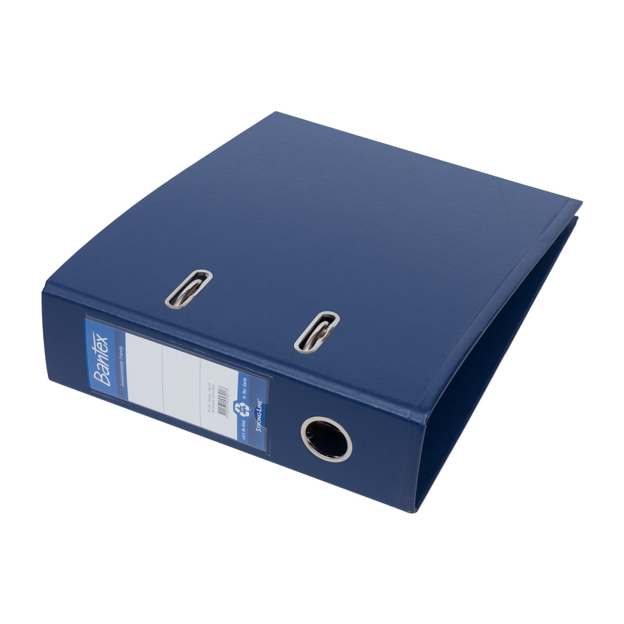 Ordner Bantex Lever Arch File A5 Kwitansi Berlapis PP Tebal 7 cm - samping
